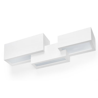 Fike Gypsum Flush Mounted Sconce