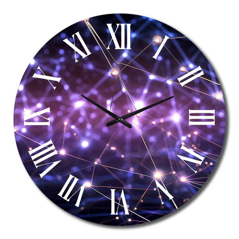 Horloge murale abstraite, Grand