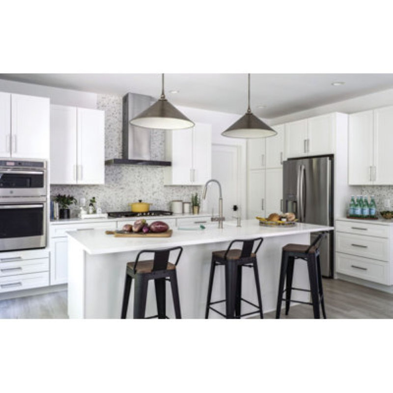Échantillon de porte Livingston Dwelling Value, Érable, Golden Isle/Stone Glaze