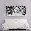 Studio 500, reproduction sur toile de The Poets Walk in Central Park in the Winter en noir, blanc et jaune