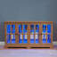 Vitrine à DEL avec vitrine antique avec portes en verre et tablettes réglables-1295661469
