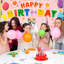 Cat Party Decorations, 71'' x 43'' Cat Birthday Backdrop