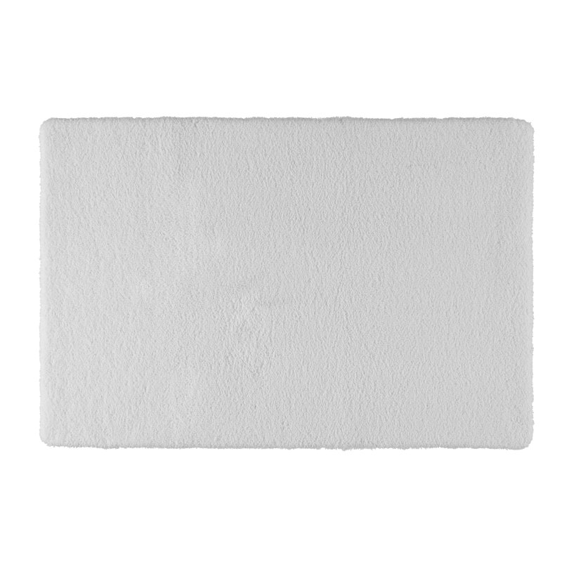 Non-Slip Bath Rug, White, 80cm W x 160cm L