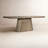 Brie 79" Acacia Solid Wood Pedestal Dining Table