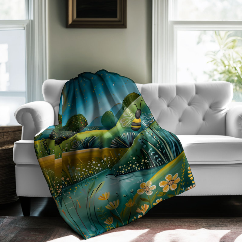 Throw Blanket, 60" L x 50" W