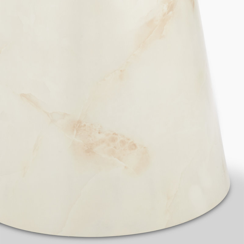 Belarmina Round Dining Table, Cream