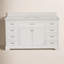 Ensemble simple meuble-lavabo Meriline 60 po avec armoire blanche et comptoir en quartz-1882987847-1892729881