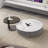 Light luxury round rock table-110369417