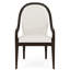 Chaise avec accoudoirs rembourrée Nina