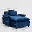 Chaise d'appoint 44,5 po avec repose-pieds, salon et chambre à coucher-1984621686