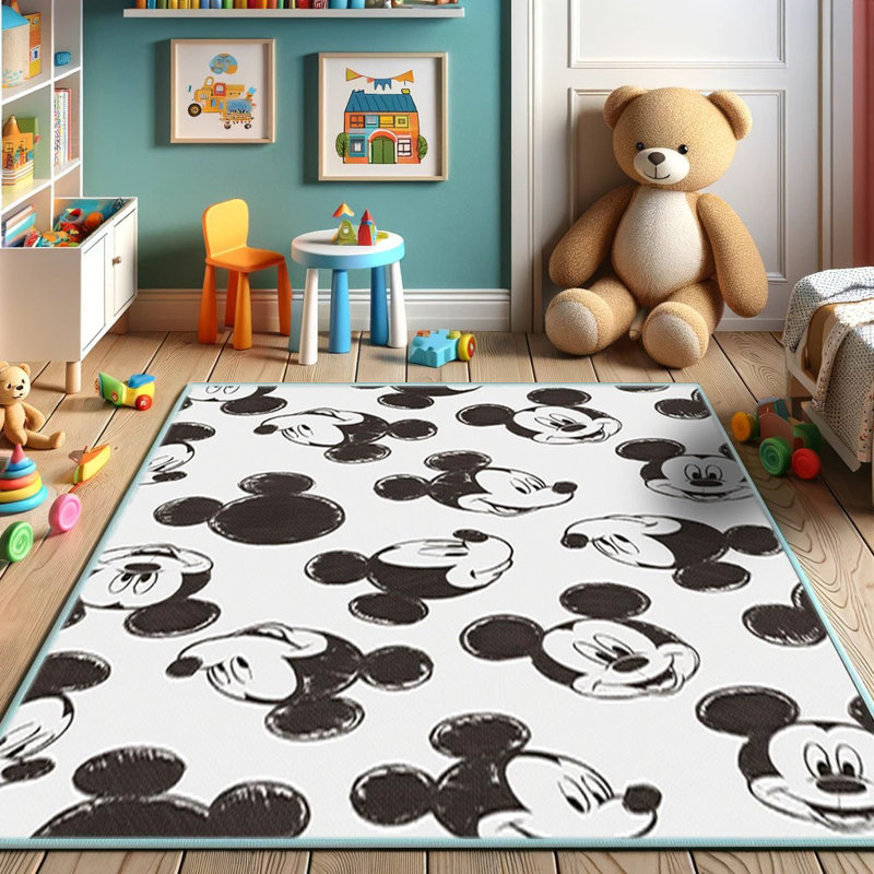 Tapis en coton Kendal, Tapis de couloir 3 pi 11 po x 14 pi 9 po