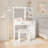 Makeup Vanity Desk with Large Drawers & Three Level Storage Dreeser