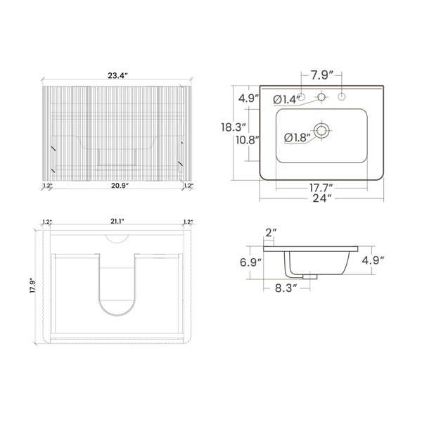 Dimensions du produit