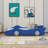 Twin Size Race Car-Shaped Platform Bed-1380741630