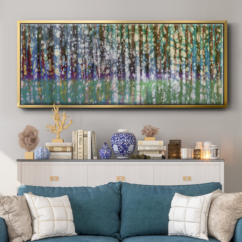 Birch Betik- Framed Canvas, 8" H x 20" W