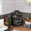 Ameryst Resin Stacked Shale Fountain with Light