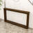 Narrow Wood Console Table with Corrugated Texture, Entryway Storage Table, Sofa Back Table-495387617