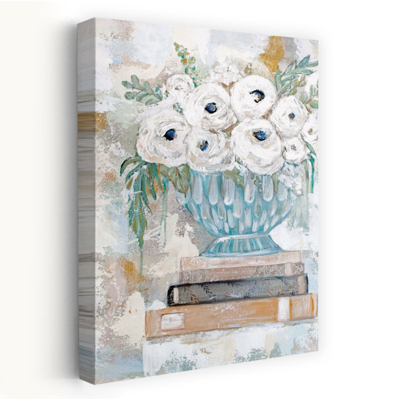 Fleurs dans la bibliothèque, architecture contemporaine abstraite, art floral, H 60 po x l 40 po