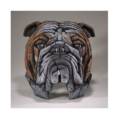Sculpture buste de chien edge