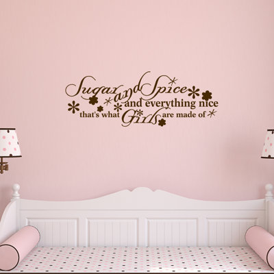 Text & Numbers Non-Wall Damaging Wall Decal