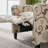 Alida Floral Print Manual Push Back Recliner-1626273288