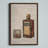 "Bourbon Temptation" by Eyre Tarney Vintage-Inspired Watercolor Painting Print with Mounting Hardware -21850679