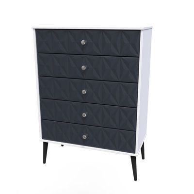 Carnlea 5 Drawer Chest (Ready Assembled)