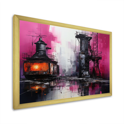 Machines sur toile Magenta