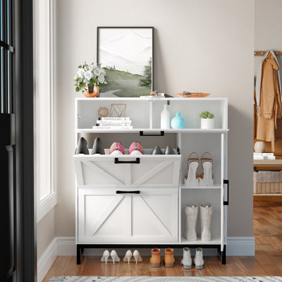 20 Pair Shoe Storage Cabinet