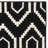 Bullock Hand Woven Flat Weave Wool/Cotton Geometric Rug in Black/Ivory-2147035357