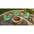 Chaise Adirondack pliante en plastique Wolak