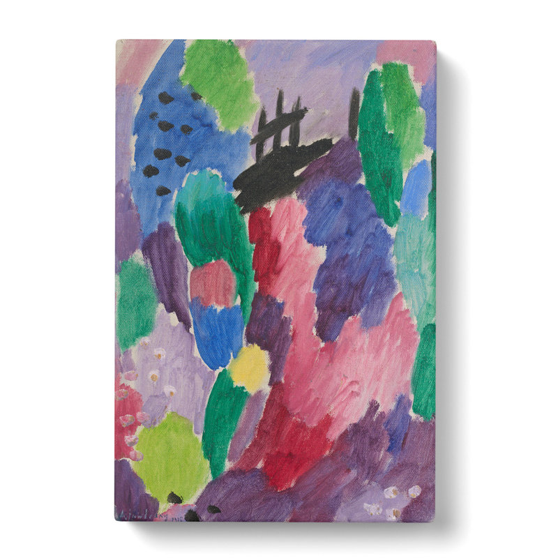 Red Path, St. Prex by Alexej Von Jawlensky - Wrapped Canvas Painting, 60cm H x 40cm W x 3cm D