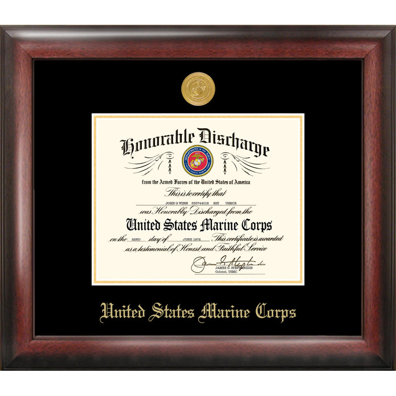 Marine Discharge Picture Frame