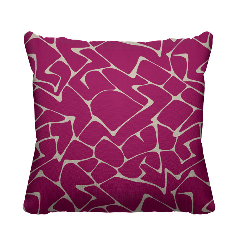 Housse de coussin d'extérieur Huxley, L 19 po x H 19 po, Magenta