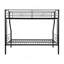 Lit superposé simple au-dessus d'un lit double, aucun sommier nécessaire, grand rangement sous le lit, assemblage facile