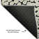 Premium Machine Washable Prisco Black Rug