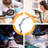 8X Magnifying Glass Desk Lamp Hands Free Magnifier with LED Light and Clamp for Reading, Craft, Repair, Close Work