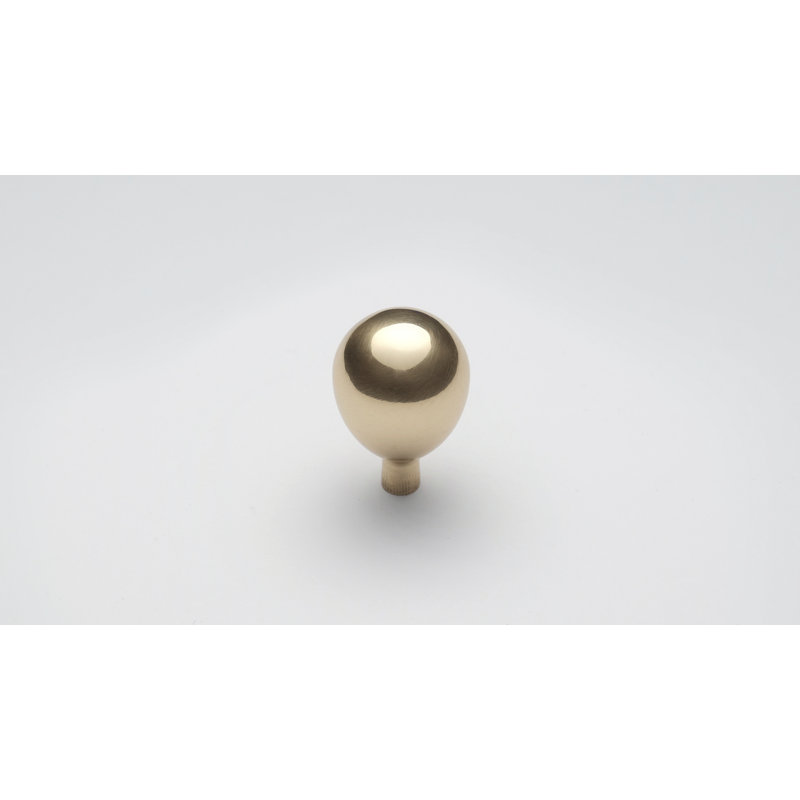 Tari 20mm Diameter Round Knob Multipack, Polished Brass