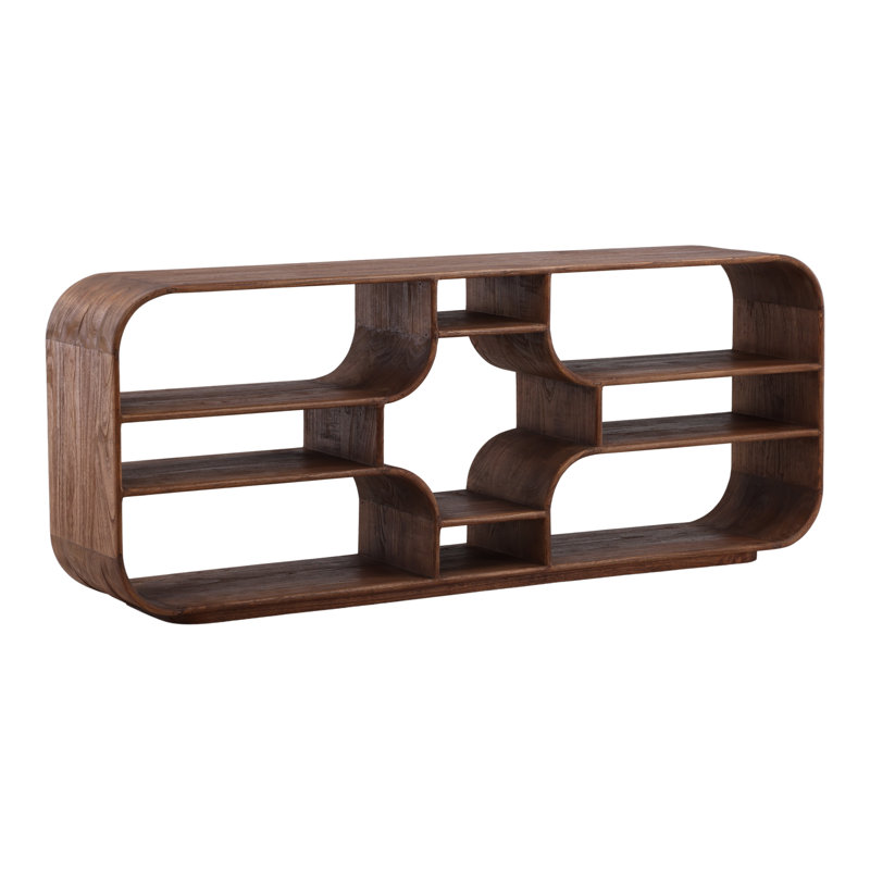 Gaetan Bookcase Brown 79", Brown