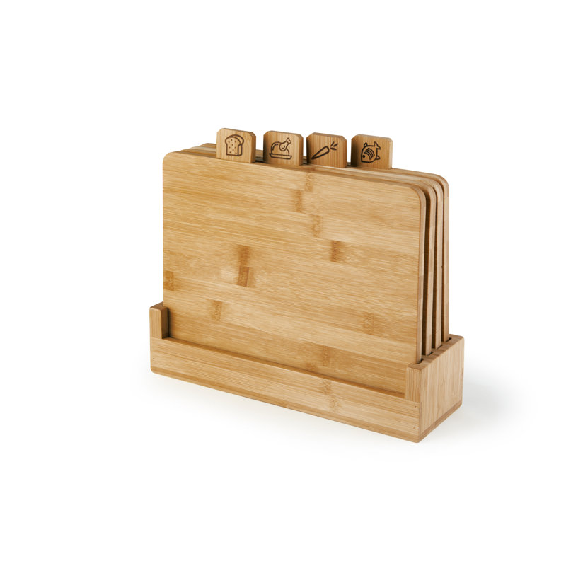 Set Of 5 Chopping Boards With Base
