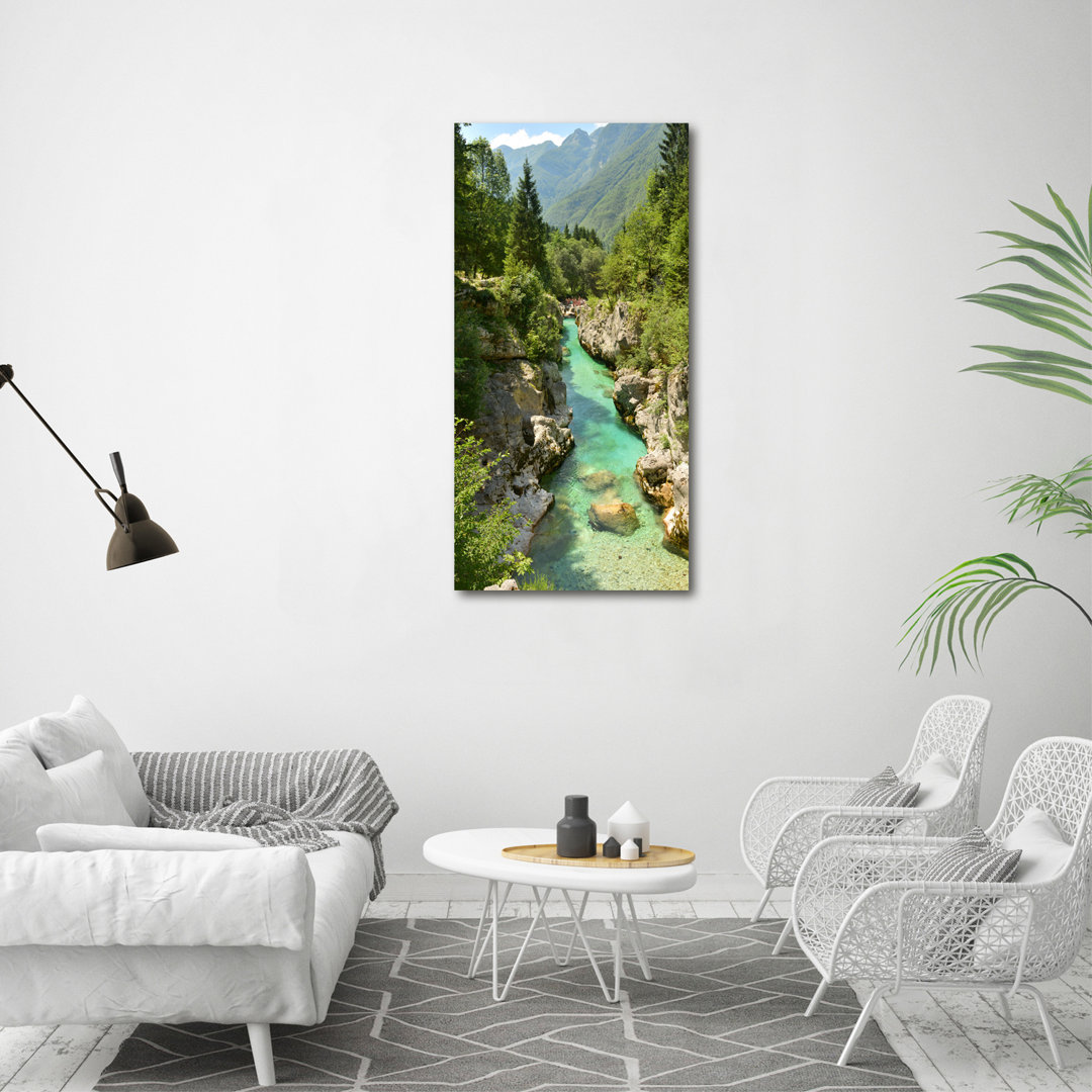 Hinesville Mountain Stream - Kunstdrucke auf Leinwand