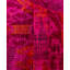 Overdyed Hand-Knotted Wool Modern-Contemporary Pink Area Rug 9' 10" x 14' 4"