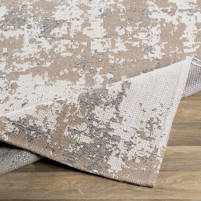 Tapis taupe / beige Emalina, Rectangle 6 pi 7 po x 9 pi