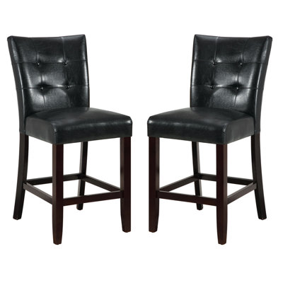 Juelian Tufted Faux Leather Upholstered Side Chair