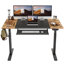 Bureau d'ordinateur Meriwether avec plateau à clavier rectangulaire-885534319-885534317