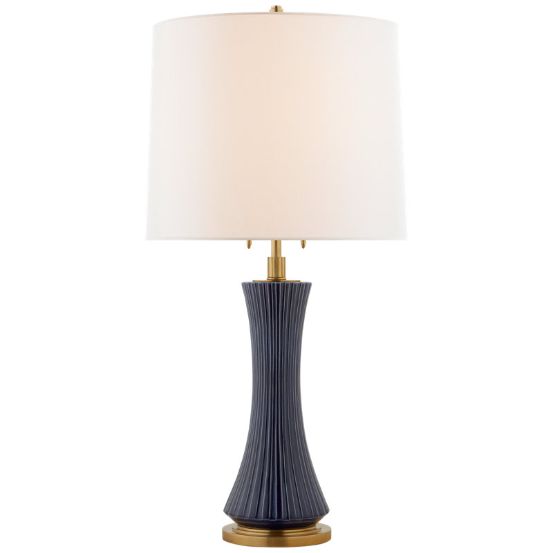 Thomas O'Brien Elena Large Table Lamp, Denim