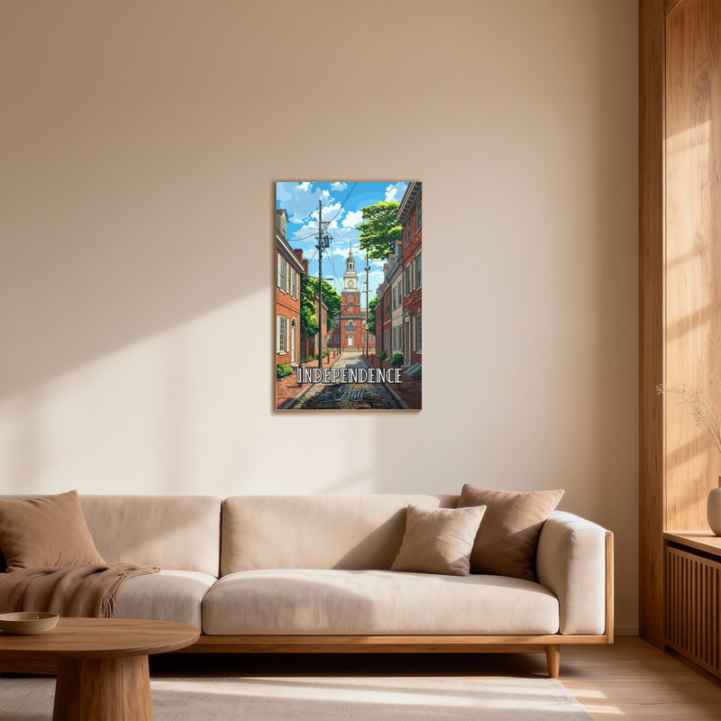 Scène de rue d'Independence Scenic & Cityscapes, H 30 po x l 20 po
