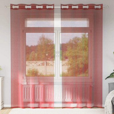 Fabric Room Darkening No Curtain Header Type Sliding Panel Pair