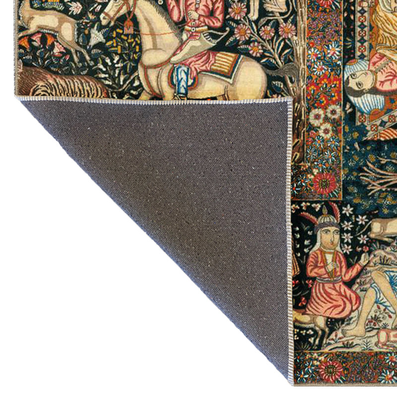 Tapis décoratif à motif floral, Tapis de couloir 3 pi 3,37 po x 9 pi 10,11 po