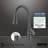 Karran Quartz 33'' X 22'' 50/50 Double Bowl Drop-in Kitchen Sink With Faucet-70084829